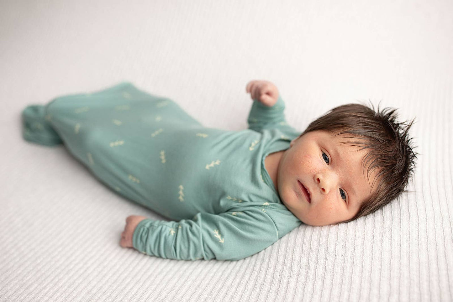 Arrow Print Knotted Baby Gown