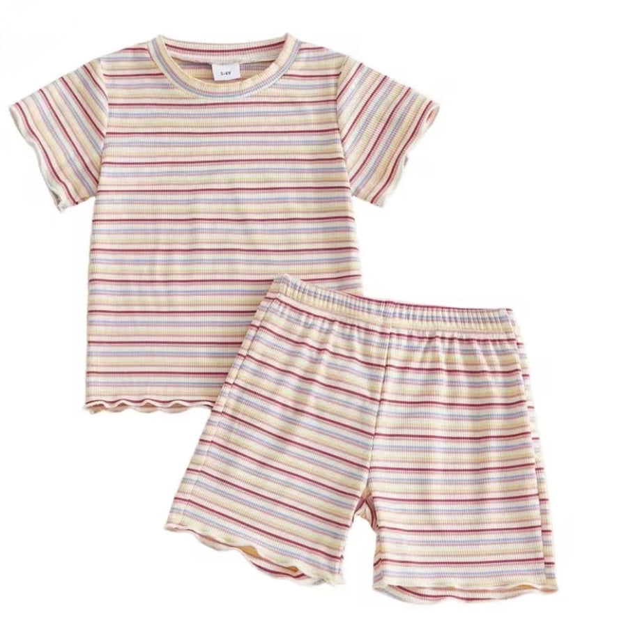 Retro Rainbow Stripe Set