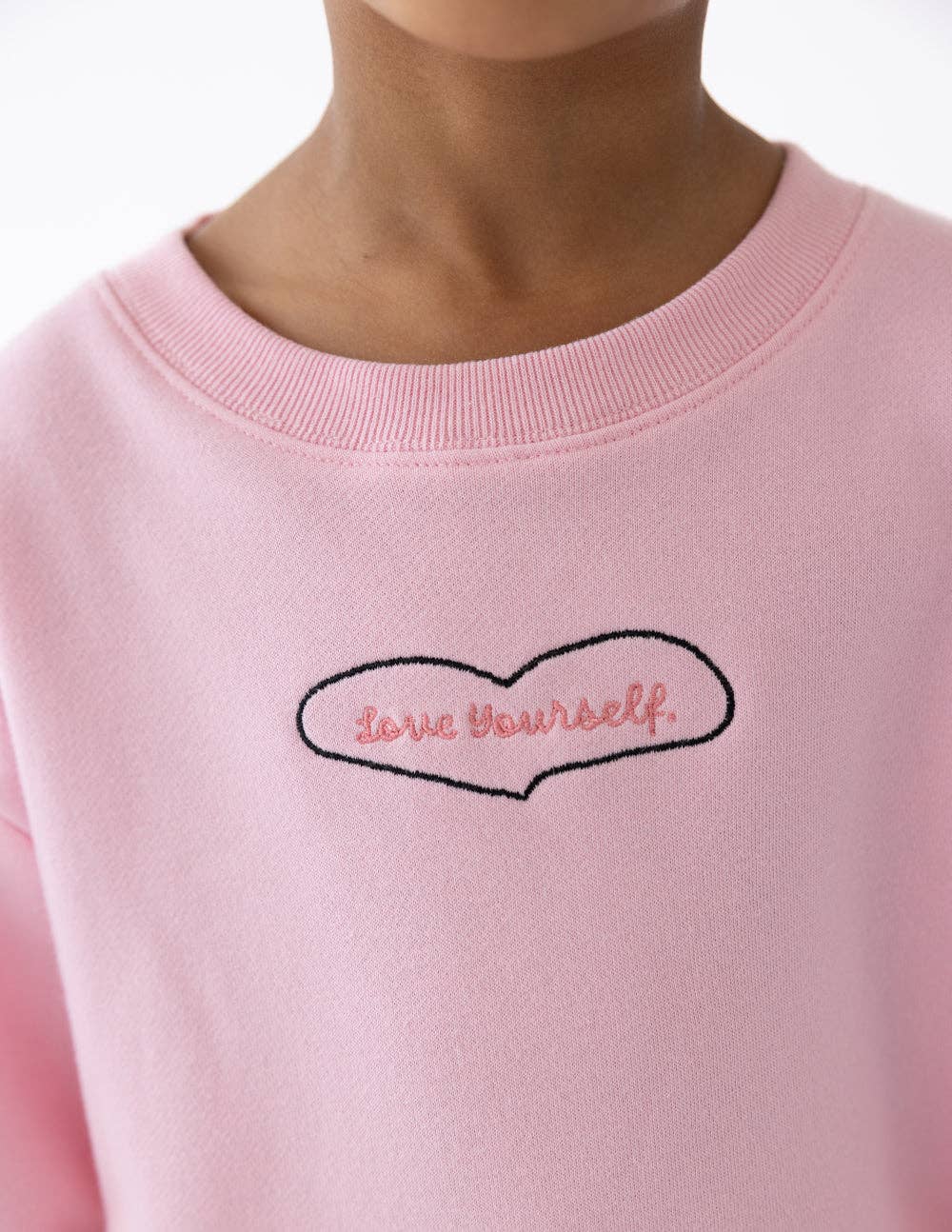 Love Yourself Embroidered Crewneck