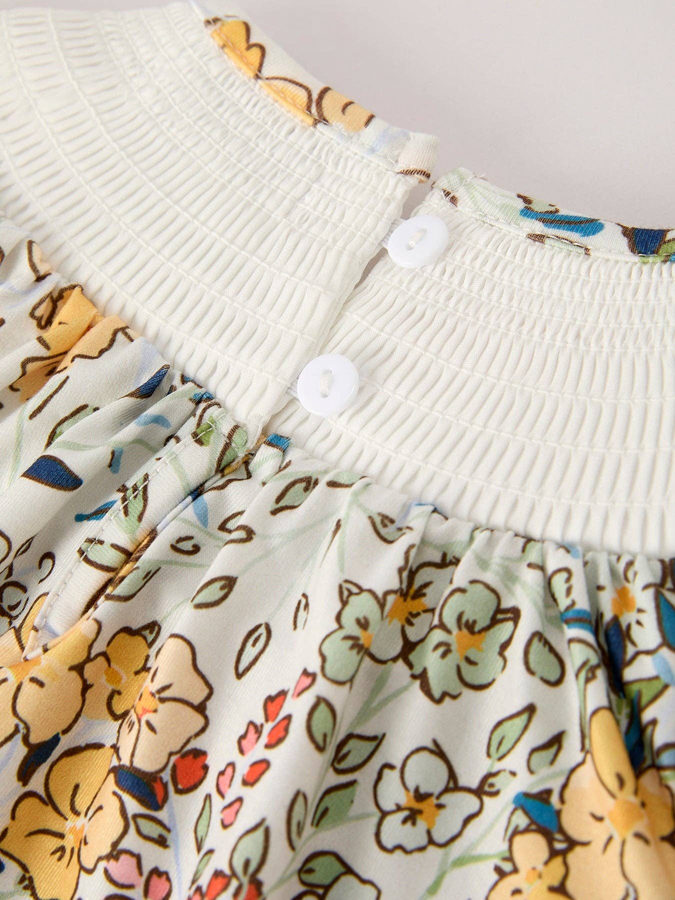 Marigold Smocked Romper