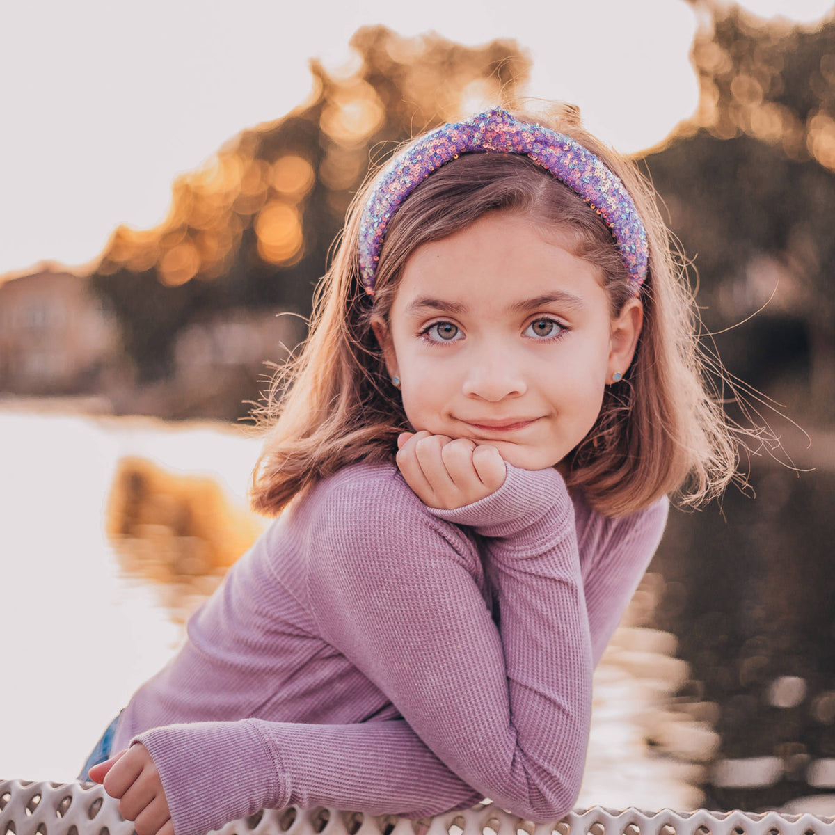 Sequin Knot Headband