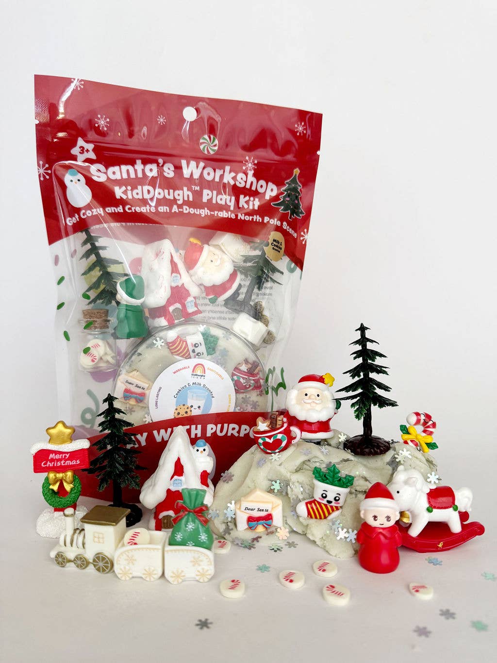 Santa's Workshop KidDough Play Kit by Earth Grown KidDoughs