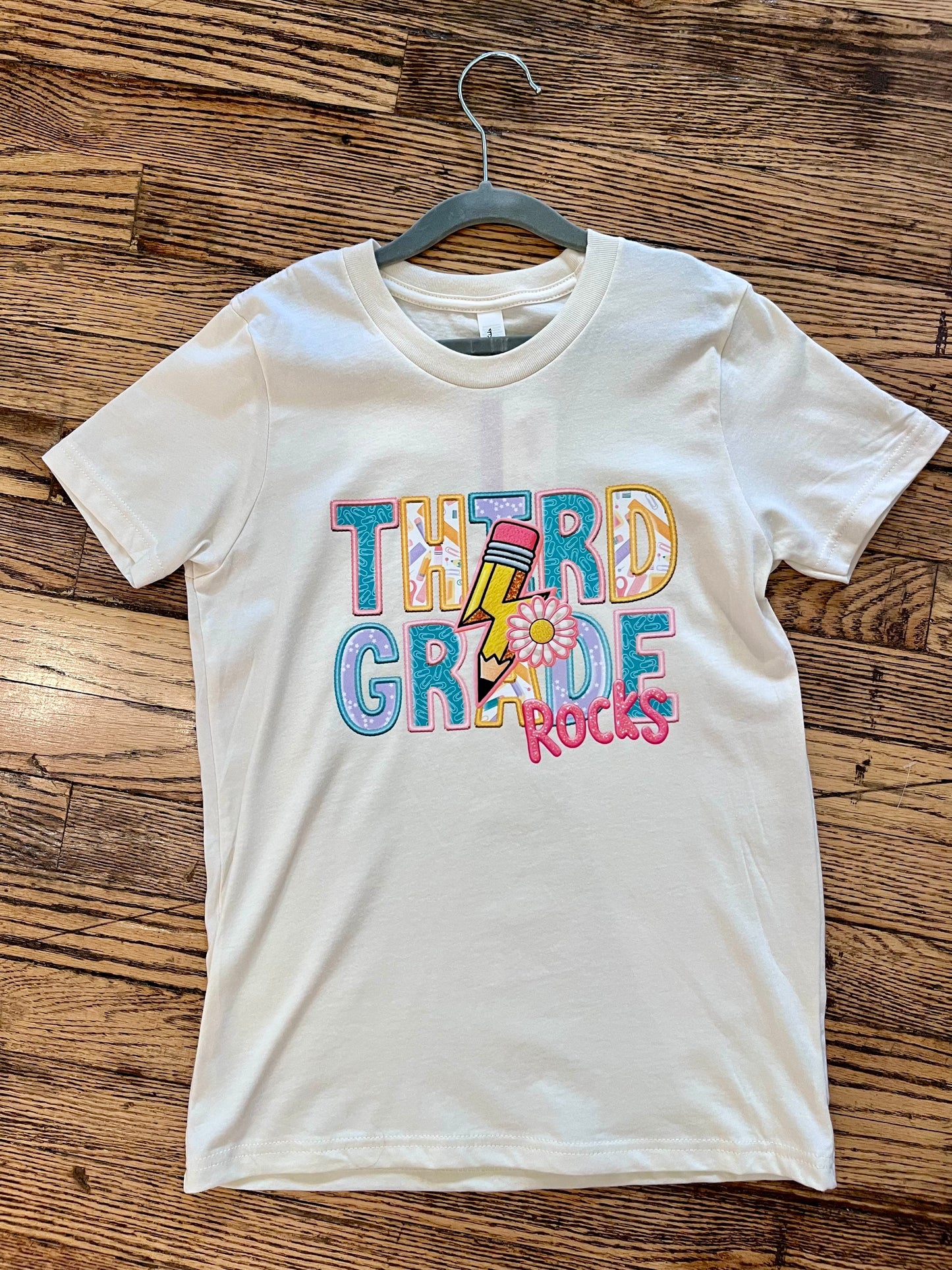 School Rocks Tee-Pink