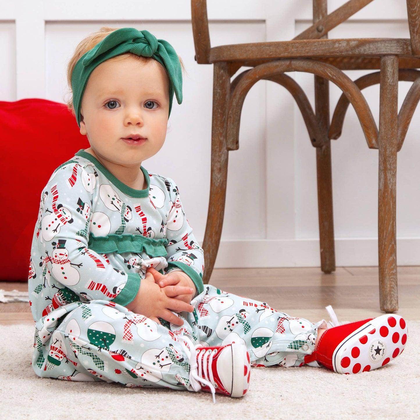 Snowmen Bamboo Romper