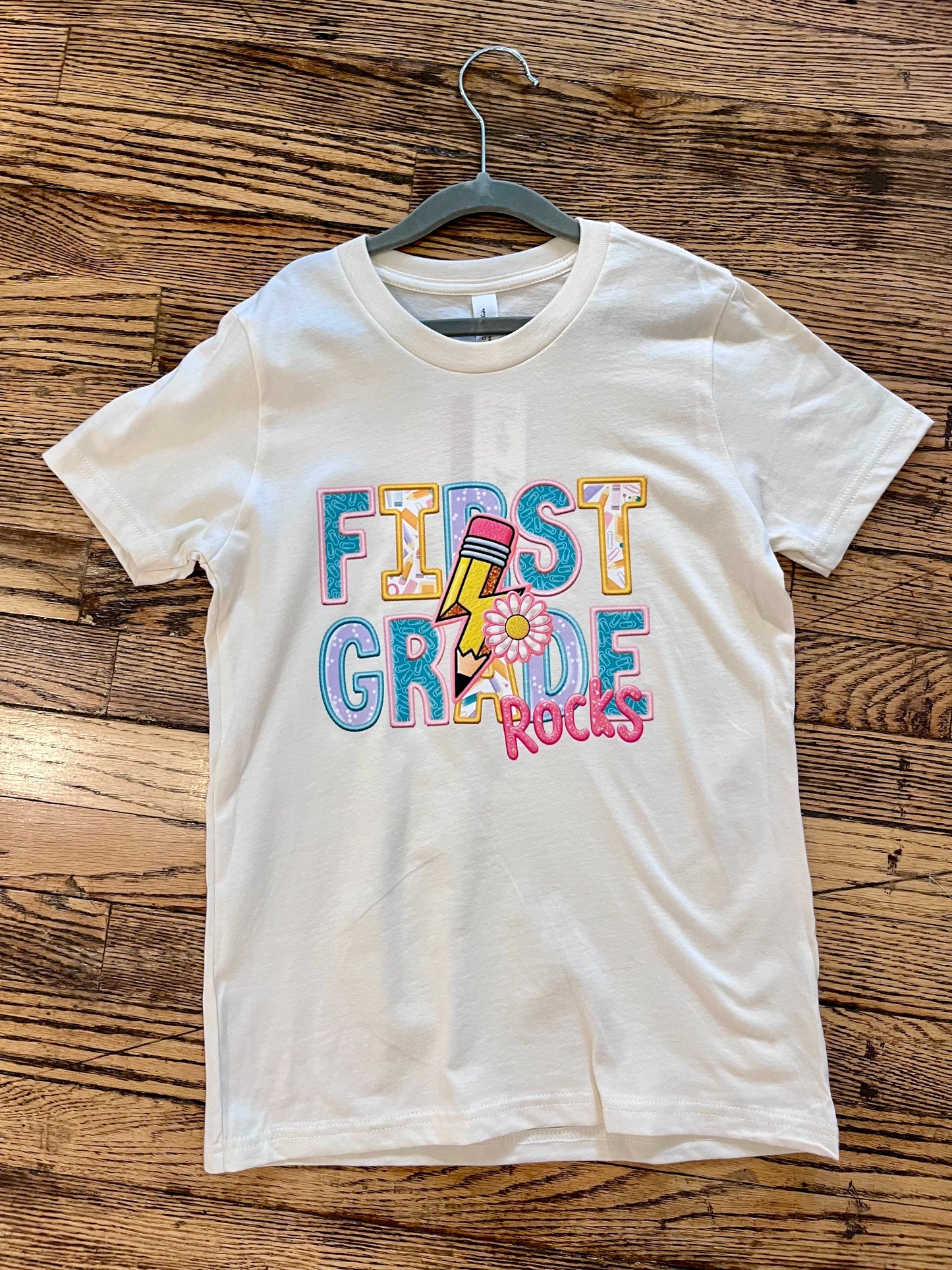 School Rocks Tee-Pink