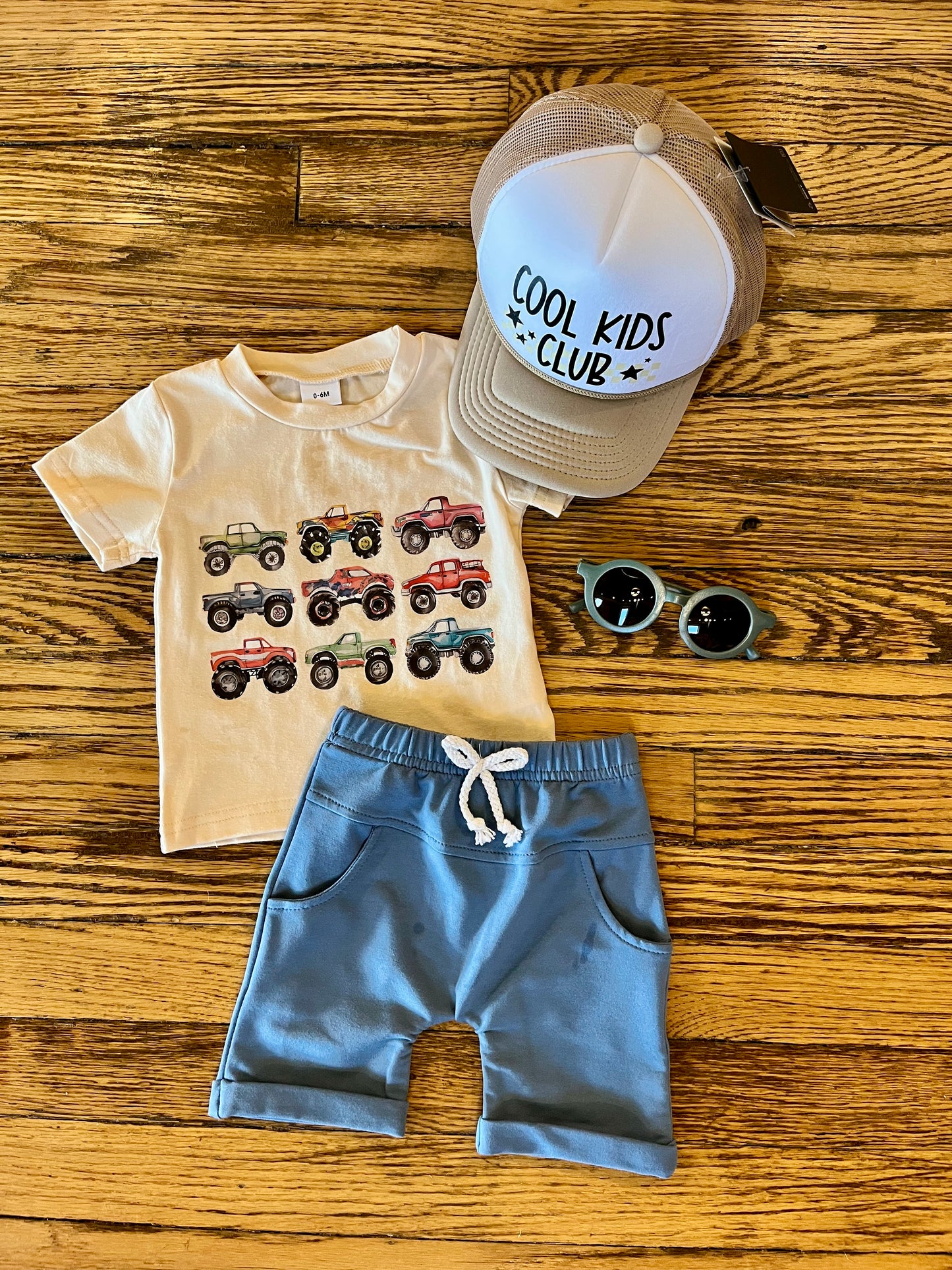 Monster Trucks Shorts Set