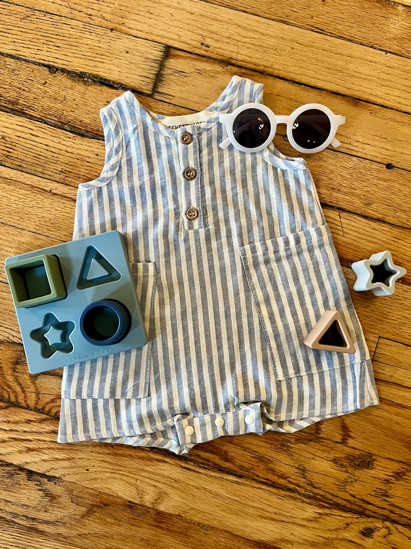 Striped Blake Romper