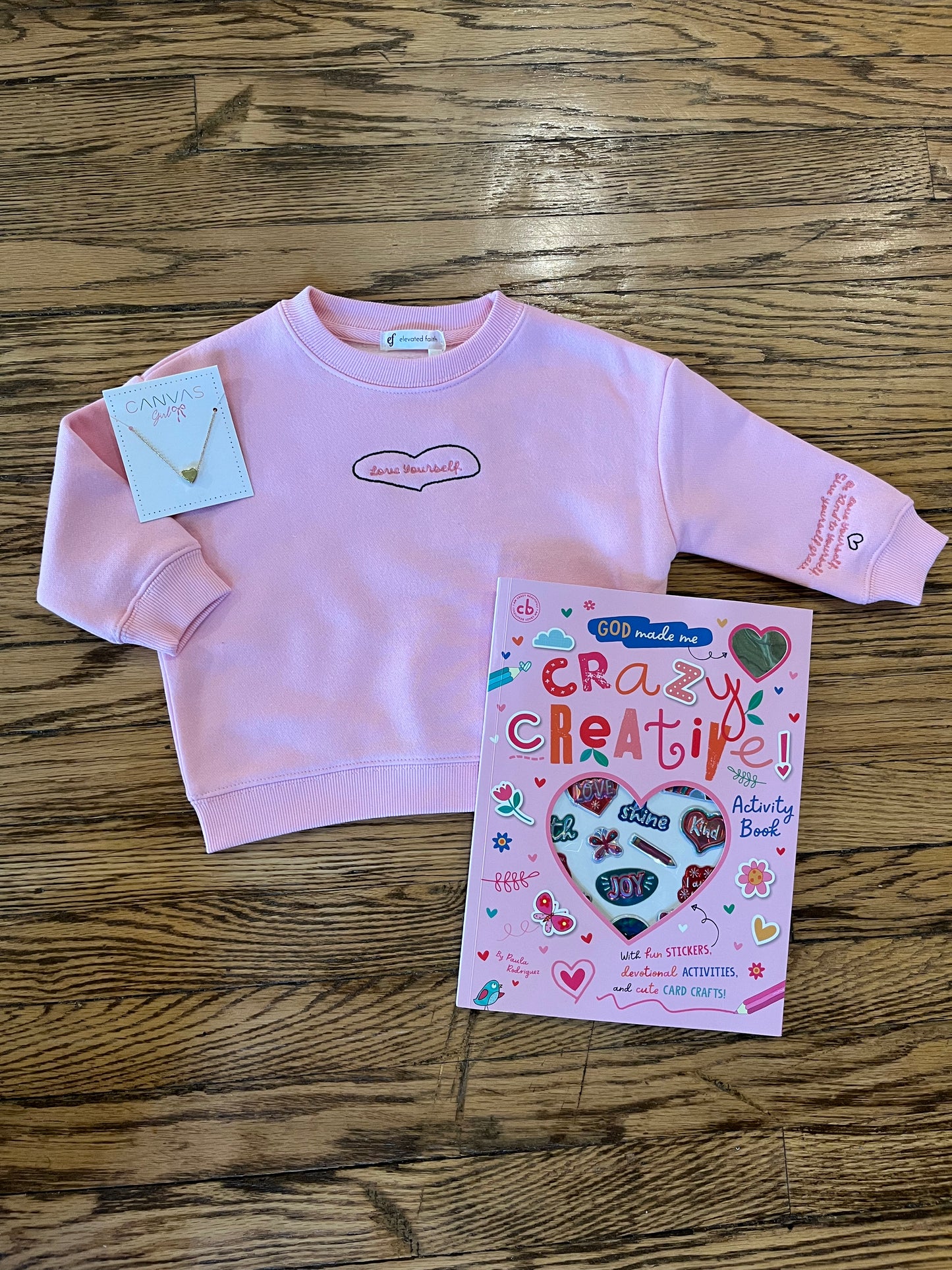 Love Yourself Embroidered Crewneck