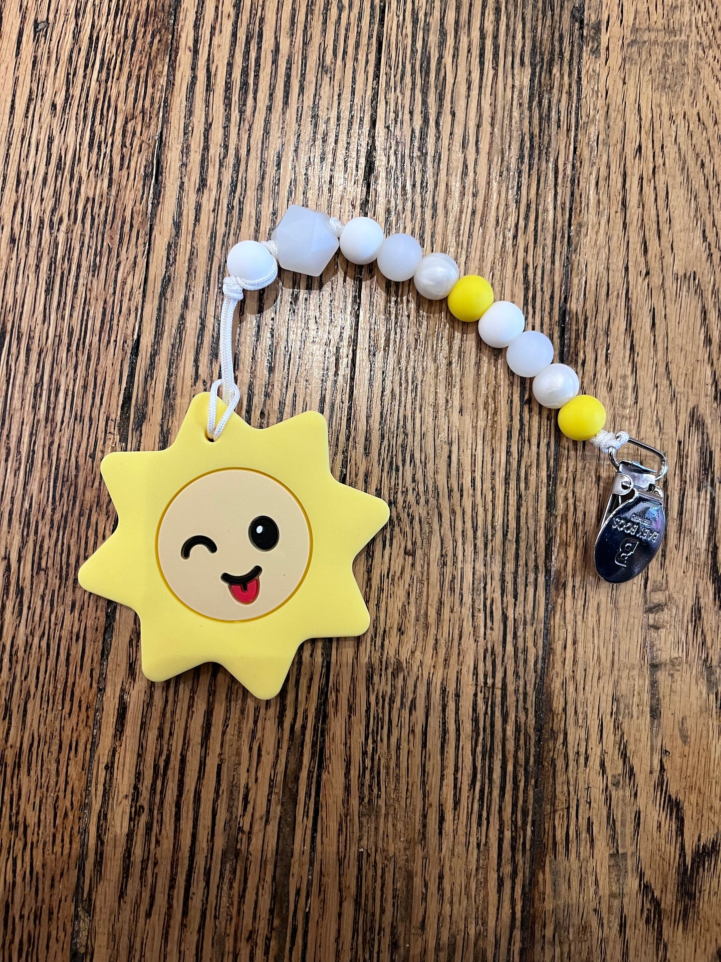 Baby Boos Teether Mr Sun W Clip