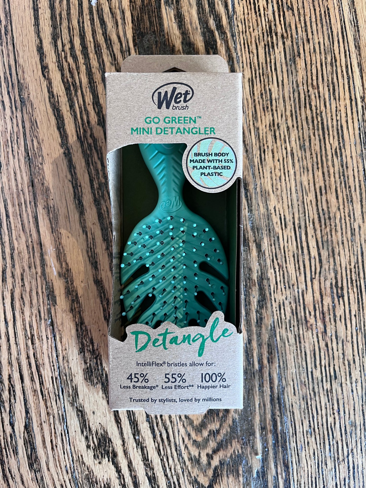 Wet Brush Go Green Mini Detangler - Green