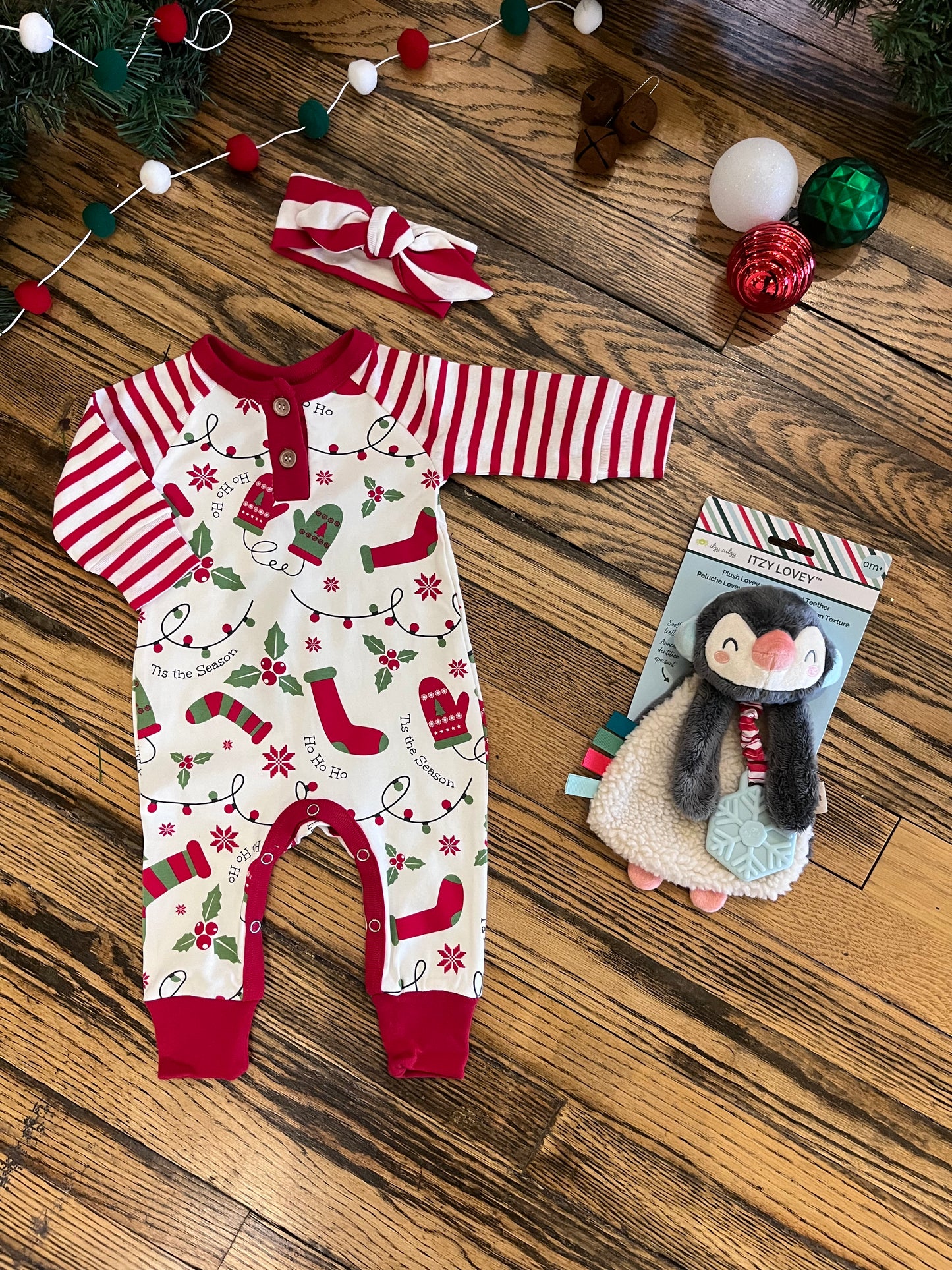 'Tis The Season Bamboo Henley Romper