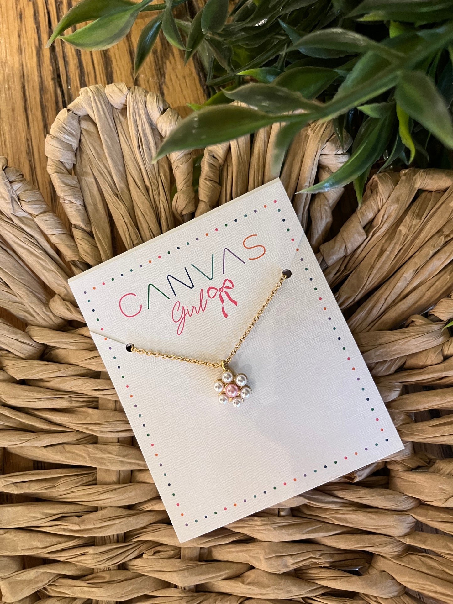 Pearl Flower Necklace - Ivory