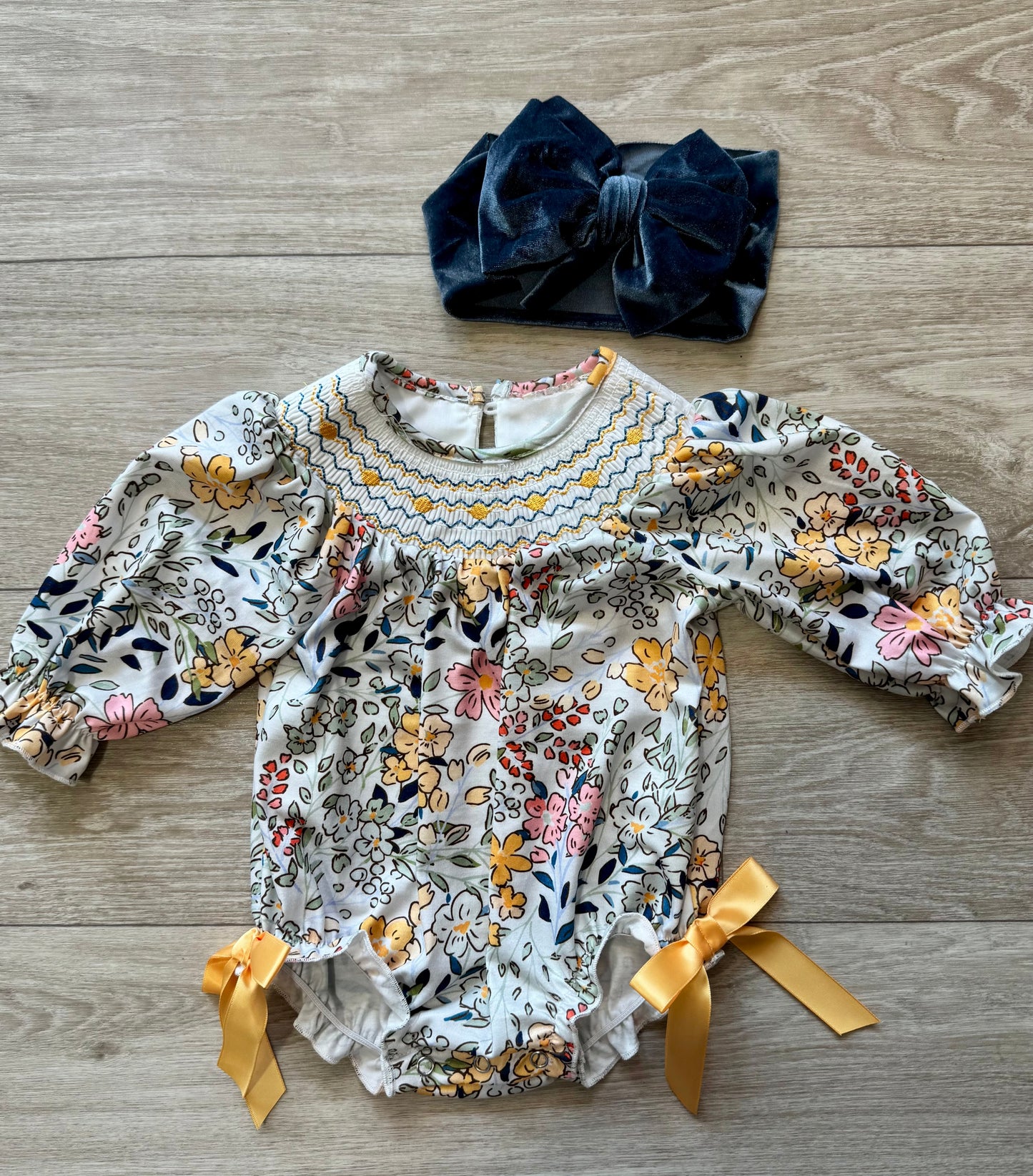Marigold Smocked Romper
