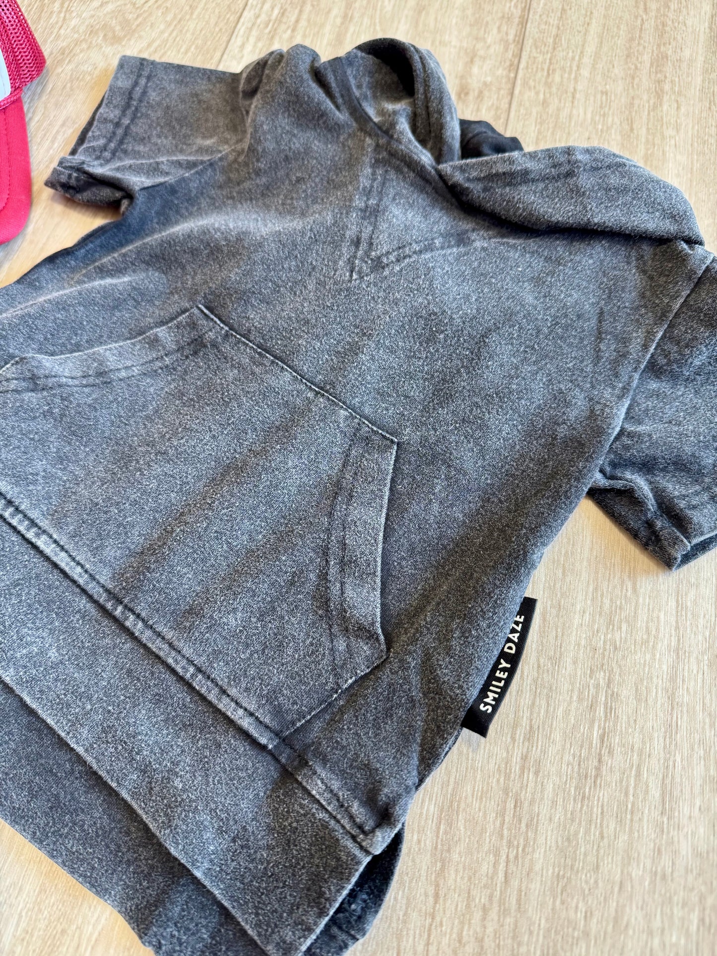 Graphite Acid Hooded Tee