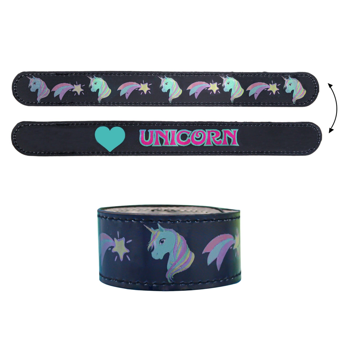 Holographic Slap Bracelet