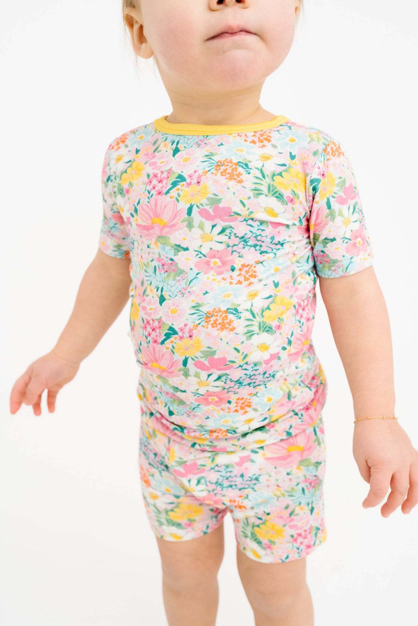 Garden Glow Bamboo Shorts Set