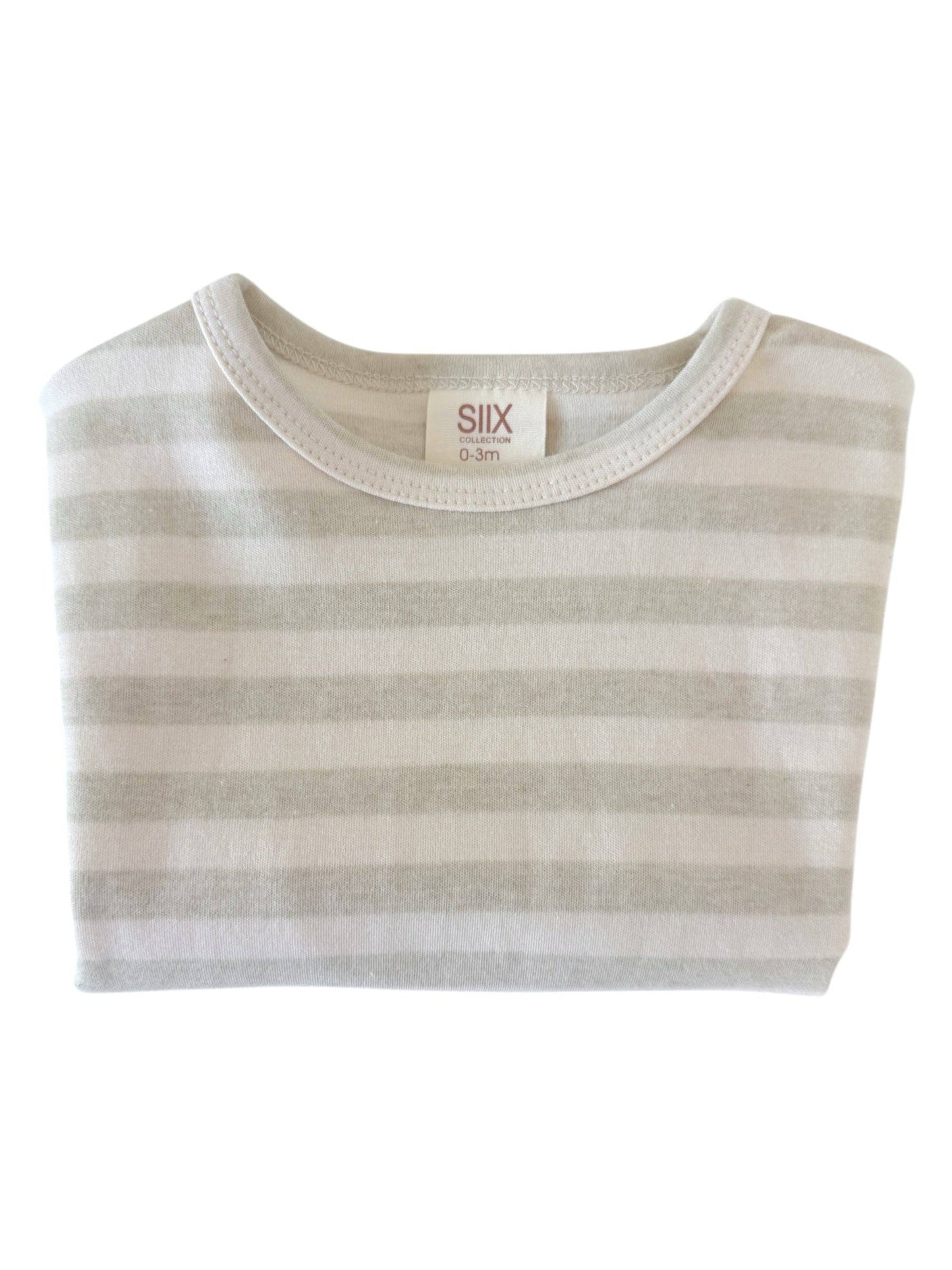 Sage Stripe T-Shirt Bubble