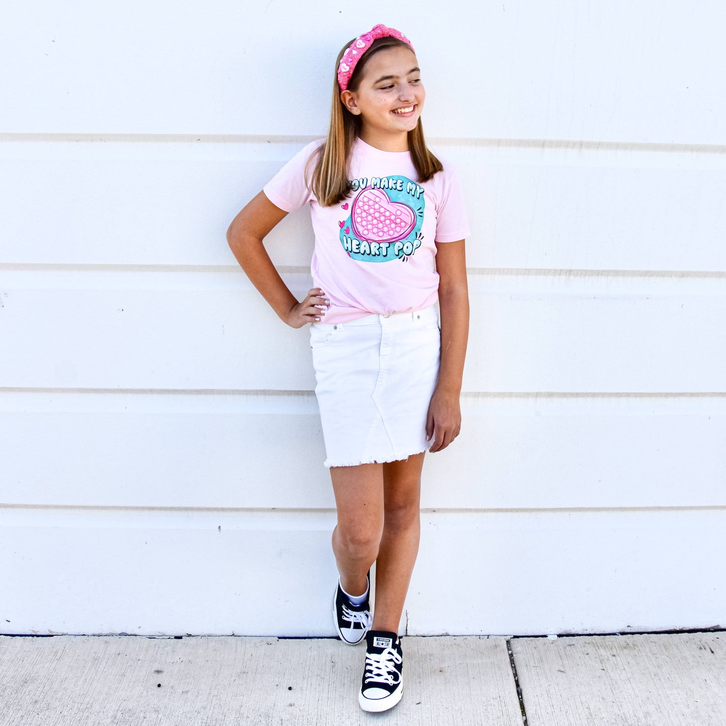 Valentine's Day Embellished Knot Headband