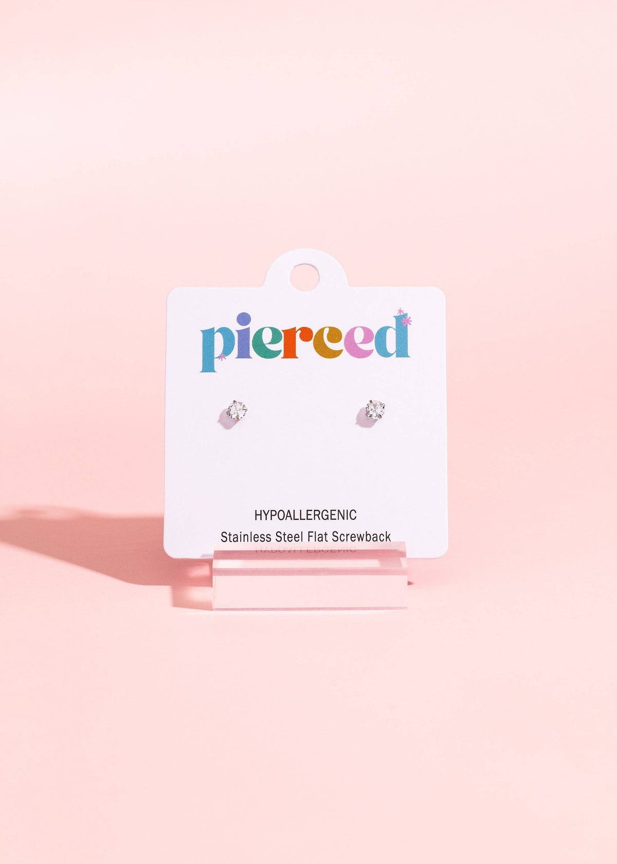 Clear Crystal Flat Back Earrings
