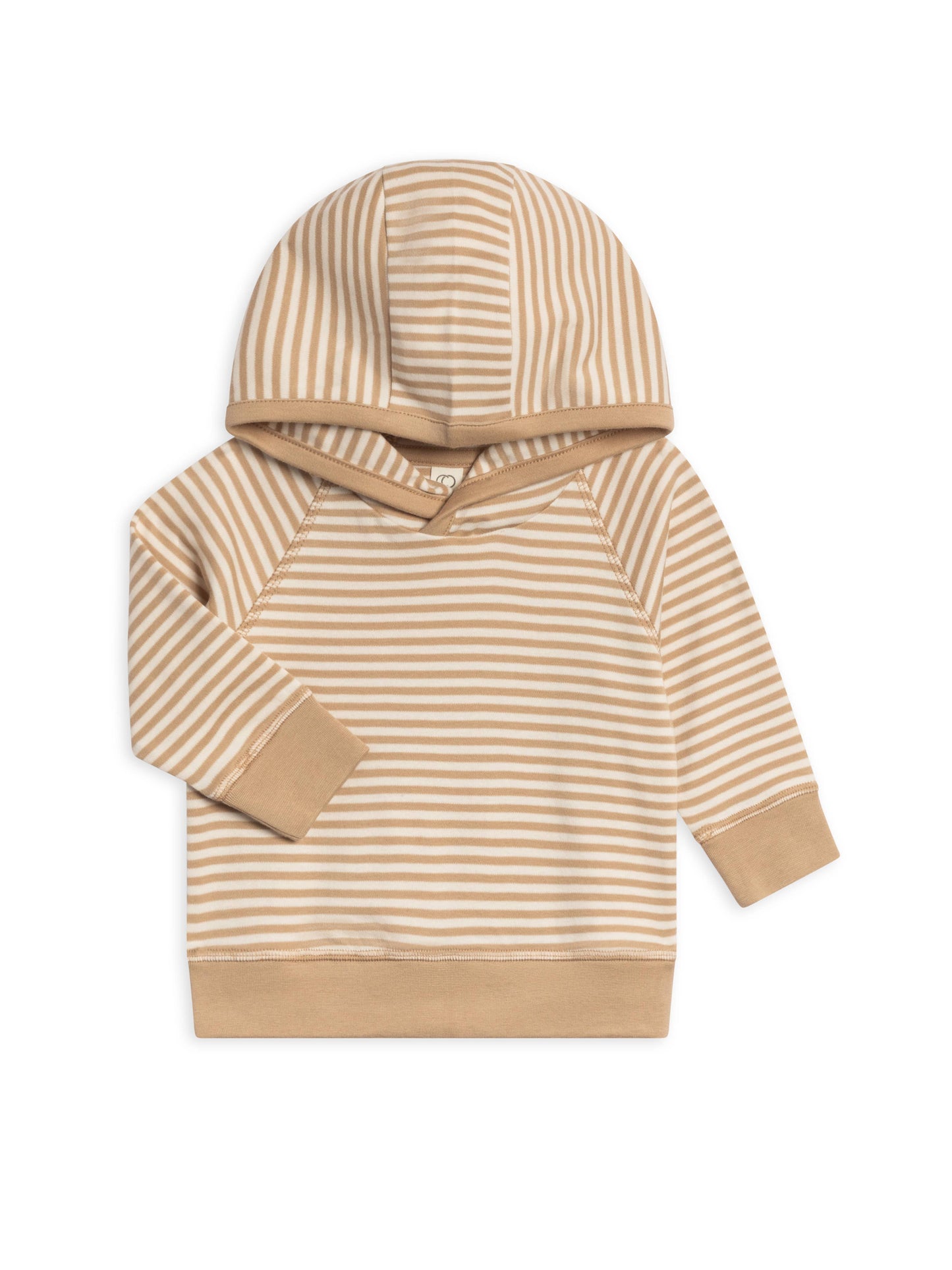 Clay Striped Madison Hooded Pullover