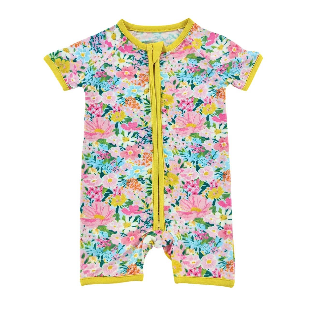 Garden Glow Bamboo Short Romper