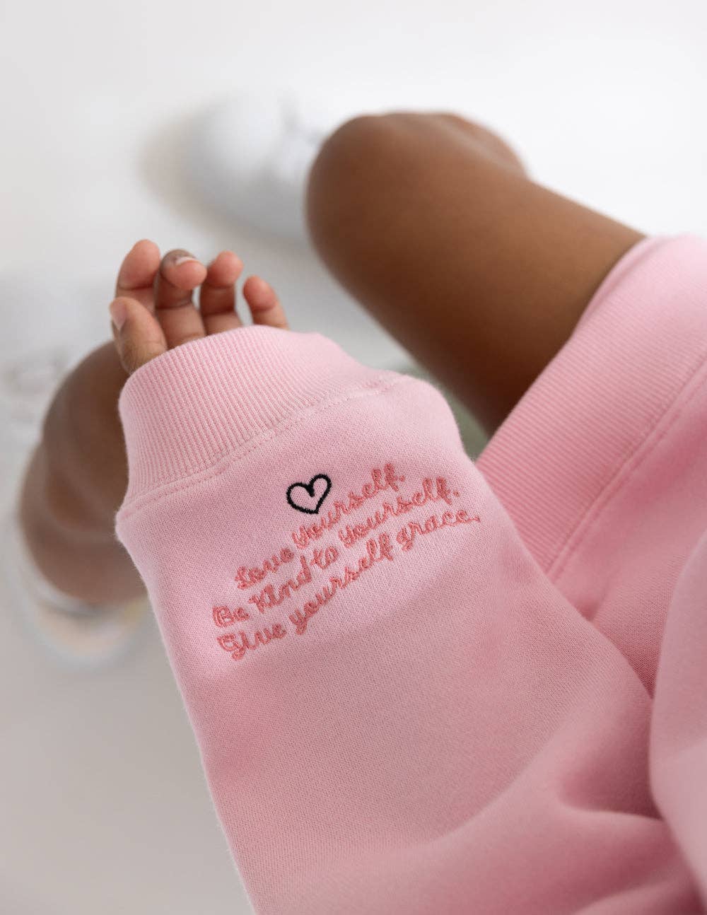 Love Yourself Embroidered Crewneck