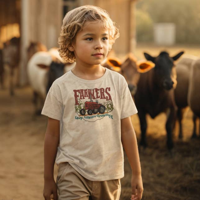 Red Farmers Keep America Growing Tee