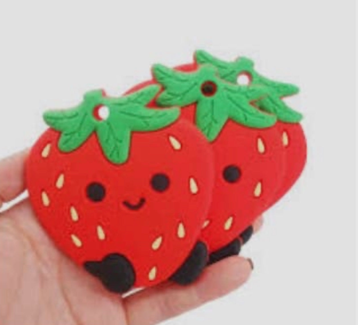 Baby Boos Strawberry Teether
