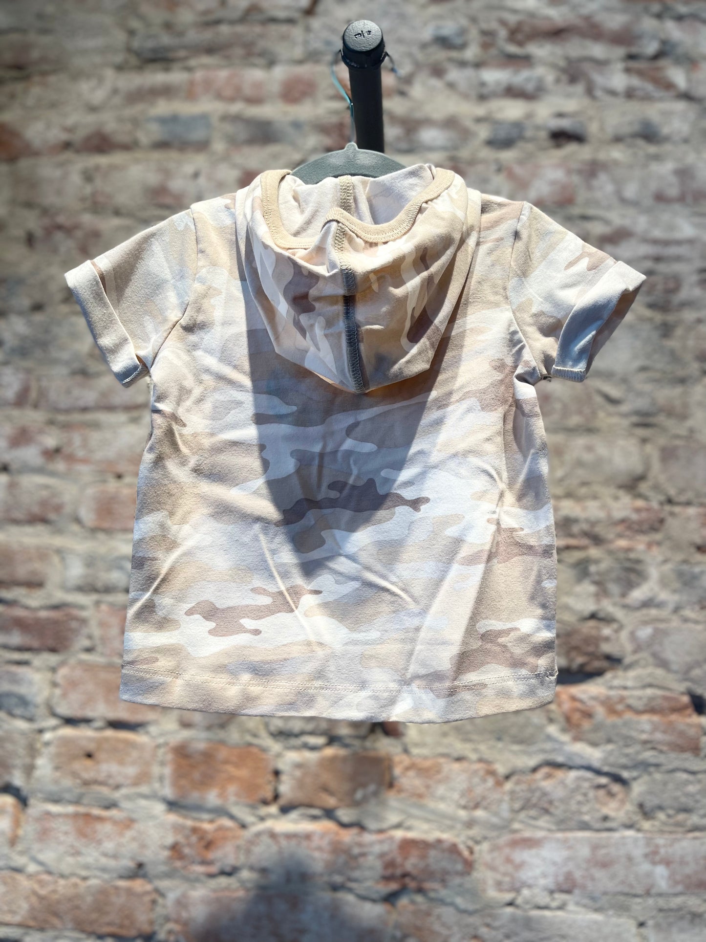 Sesame Camo Hooded Shirt