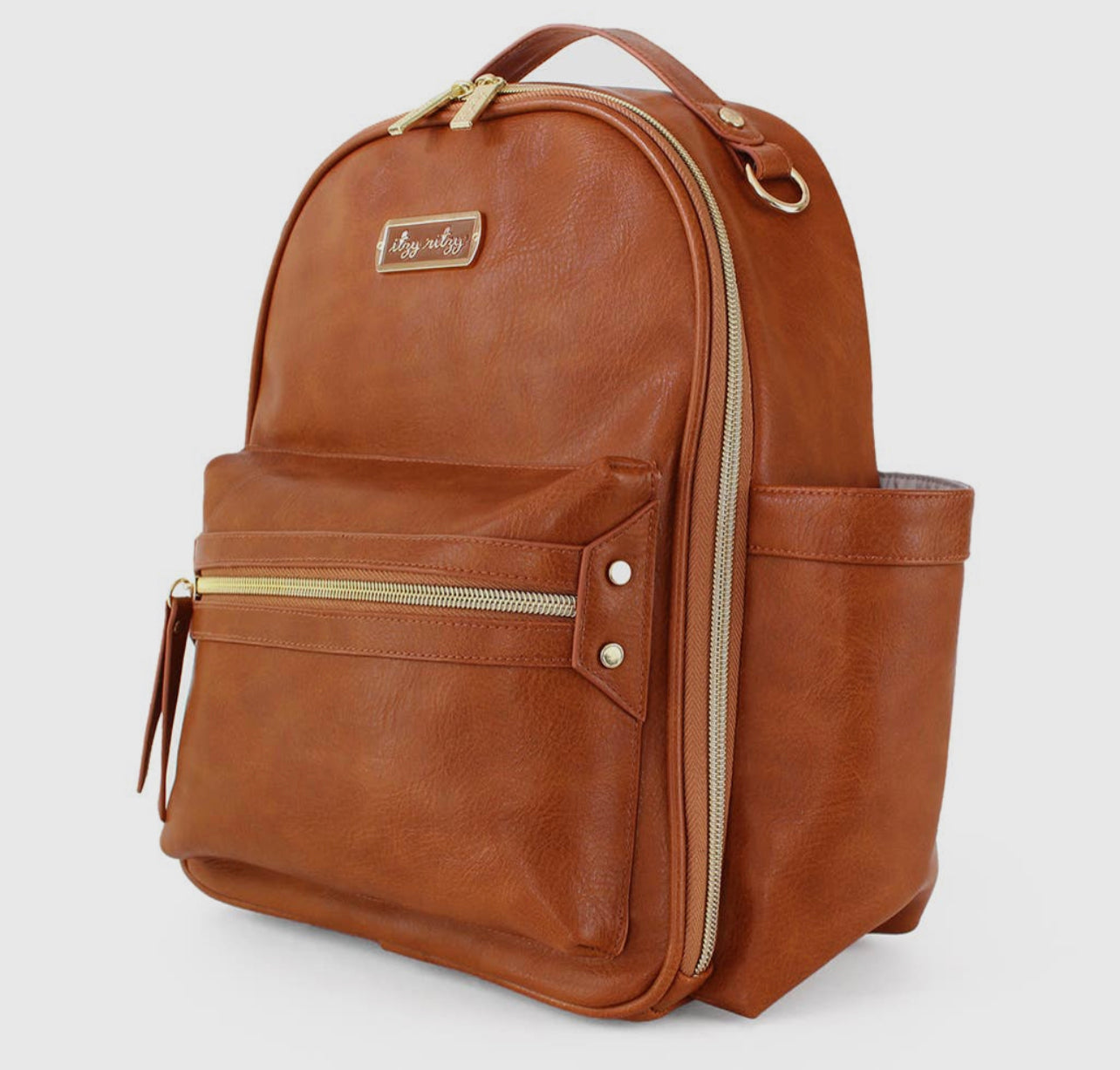 Itzy Ritzy Mini Diaper Bag - Cognac