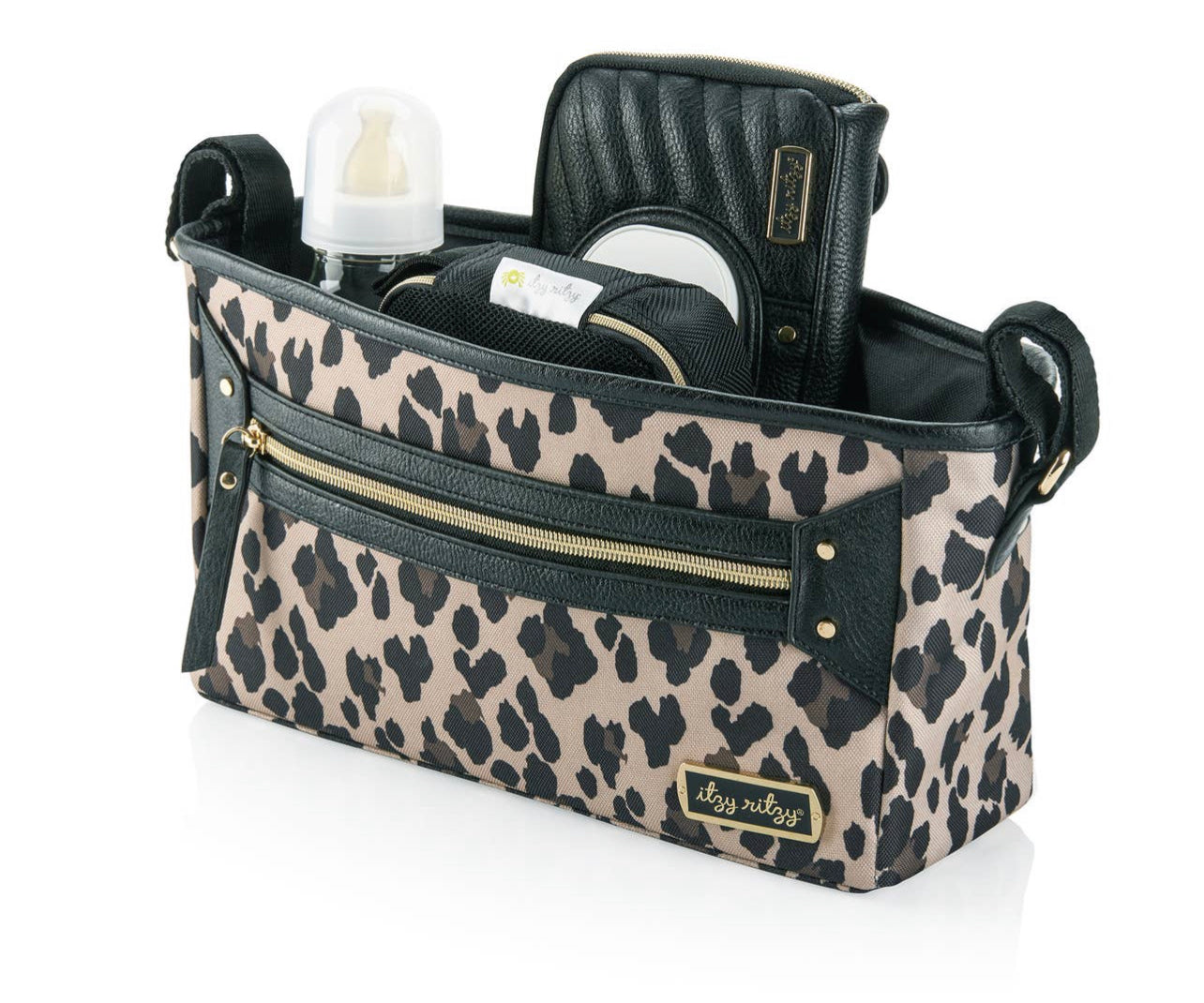 Itzy Ritzy Travel Stroller Orangizer - Leopard