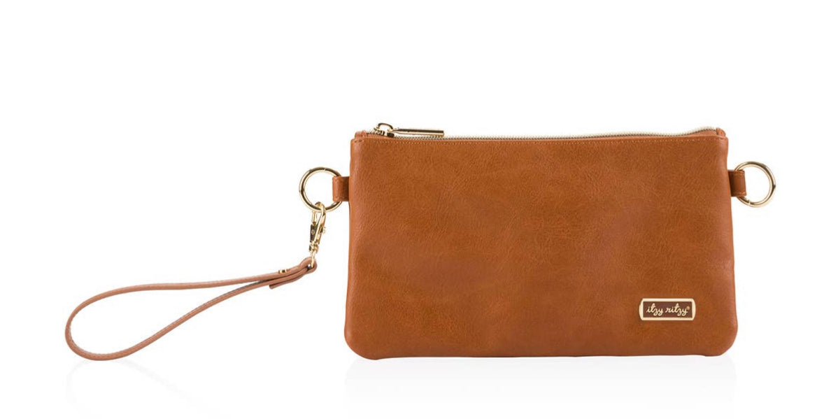 Itzy Ritzy Boss Pouch Wallet - Cognac