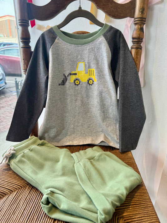 Construction Truck Tee &  French Terry Joggers