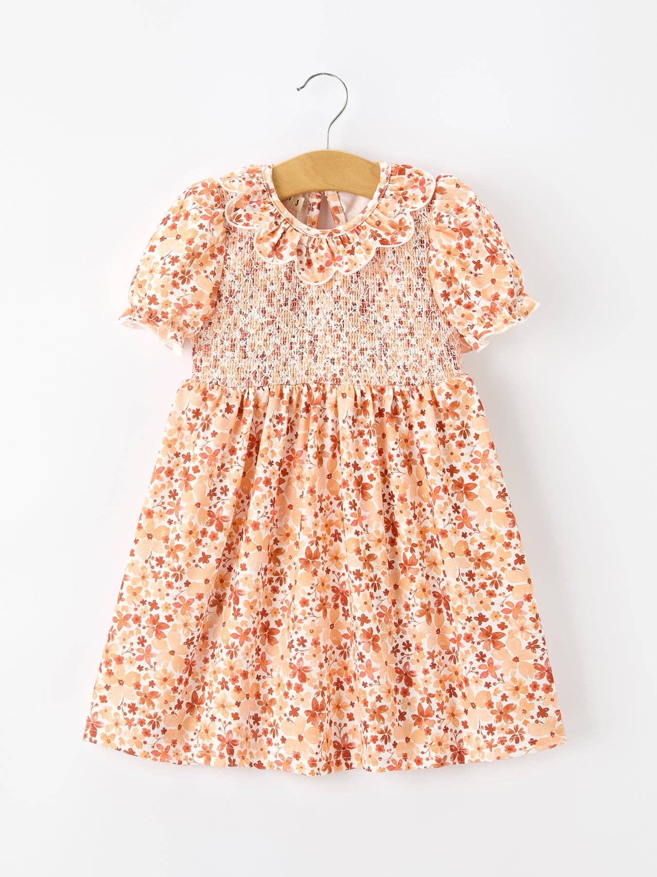 Autumn Bloom Smocked Dress