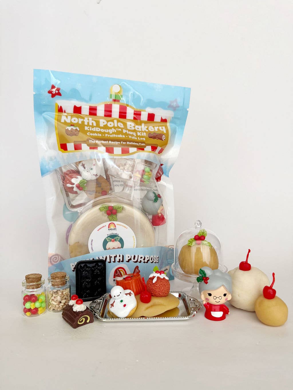 North Pole Bakery KidDough Play Kit by Earth Grown KidDoughs