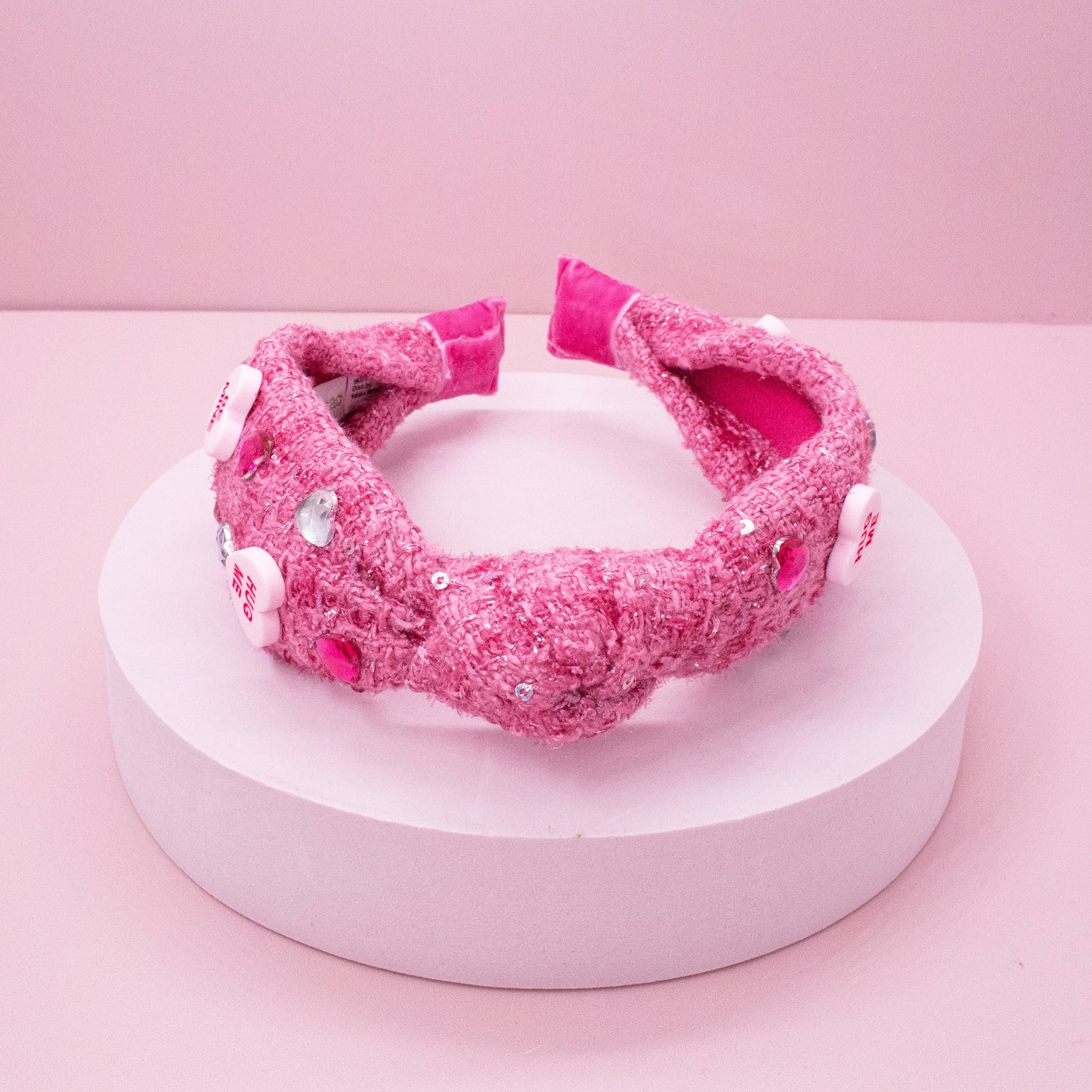 Valentine's Day Embellished Knot Headband