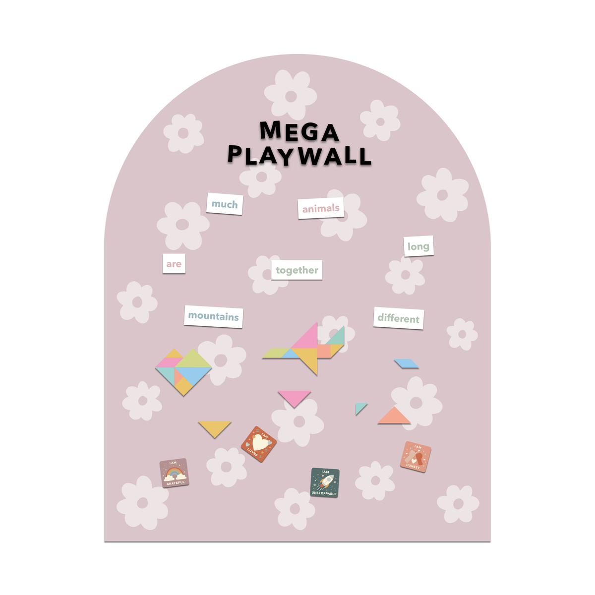 MEGA Arch Magnetic Magic Play Wall for Kids