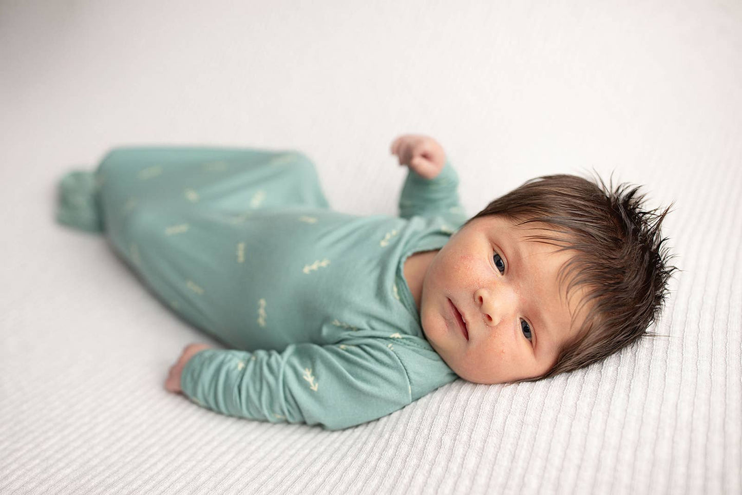 Arrow Print Knotted Baby Gown