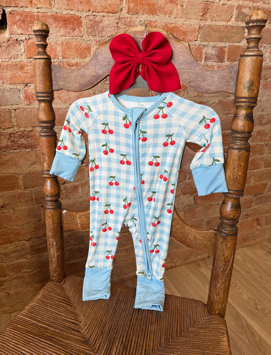 Cherry Picnic Bamboo Sleeper