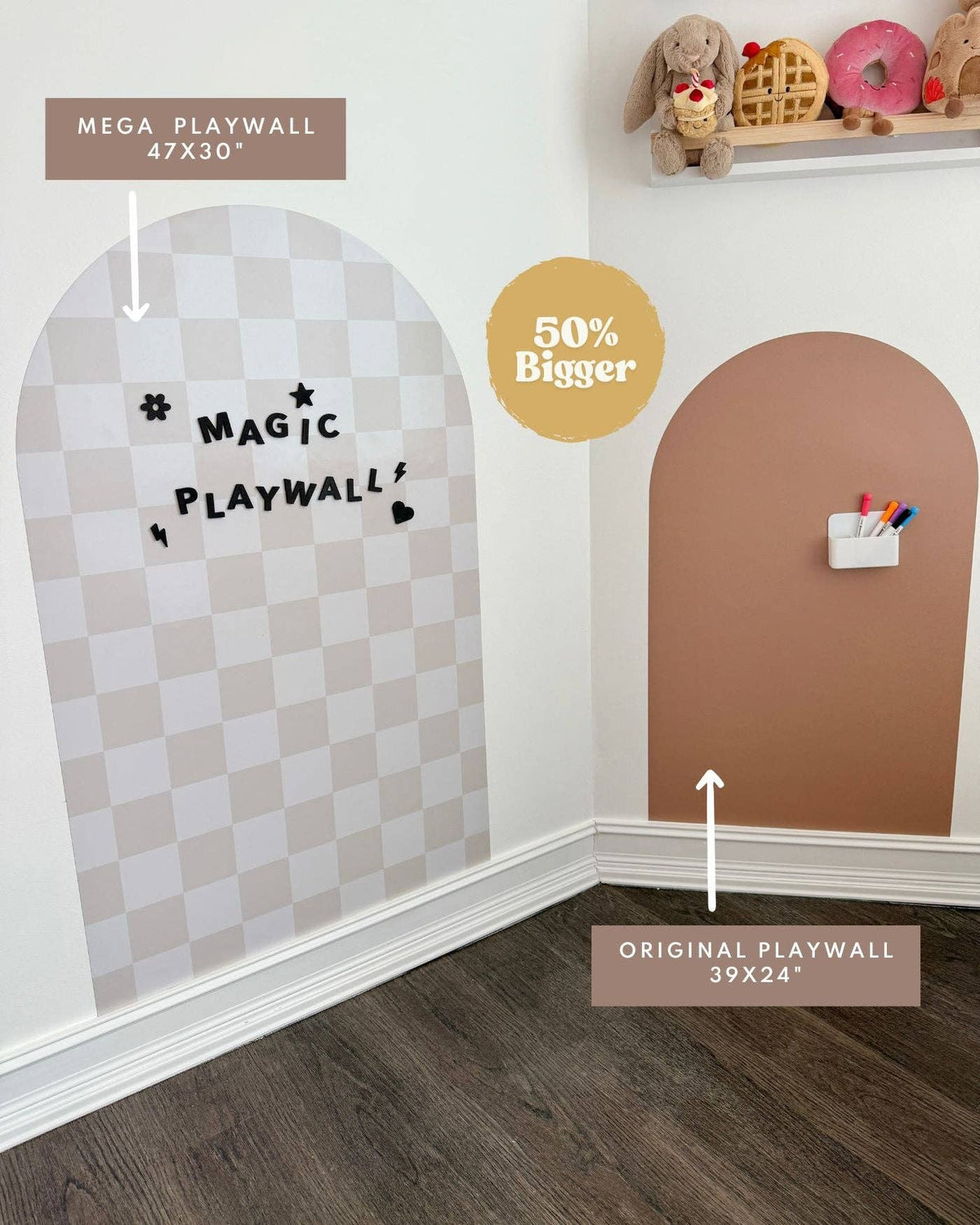 MEGA Arch Magnetic Magic Play Wall for Kids
