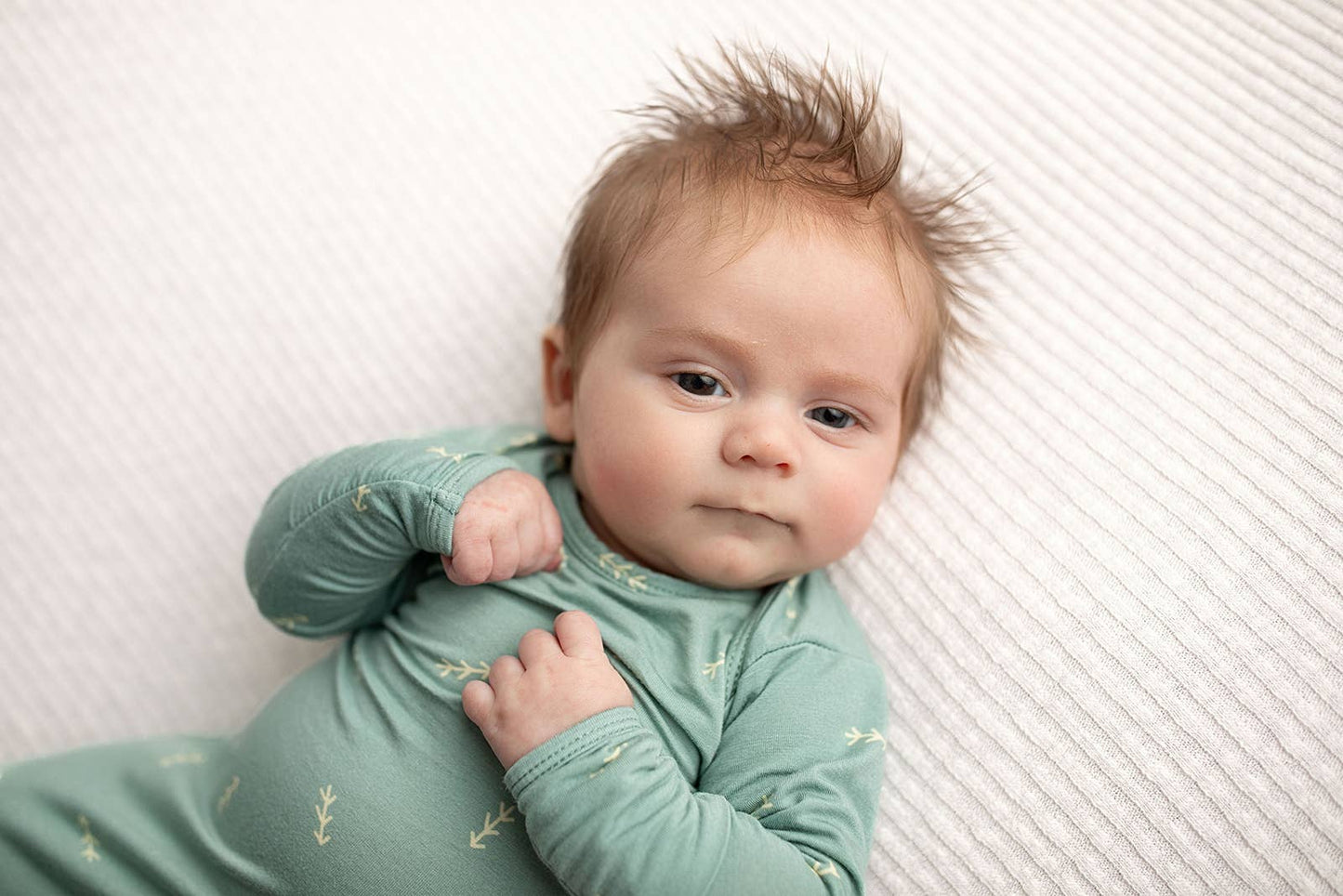 Arrow Print Knotted Baby Gown