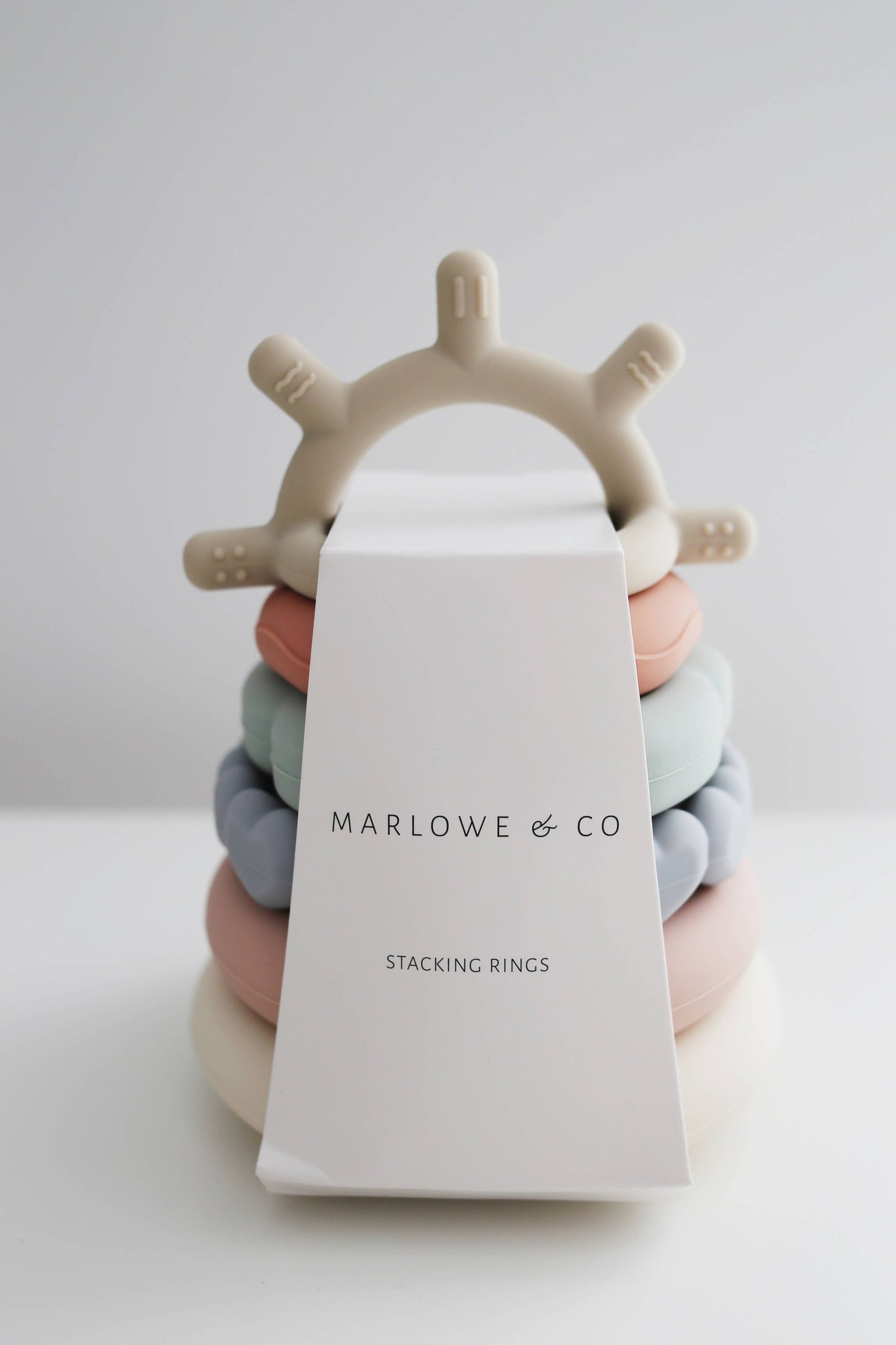Classic Silicone Stacking Teething Toy 