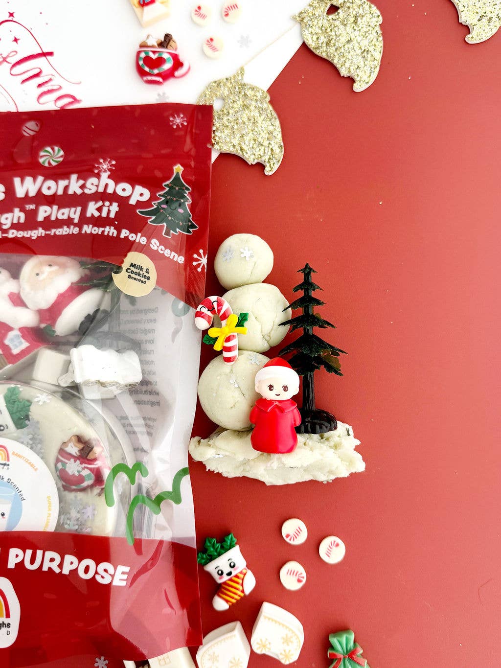 Santa's Workshop KidDough Play Kit by Earth Grown KidDoughs