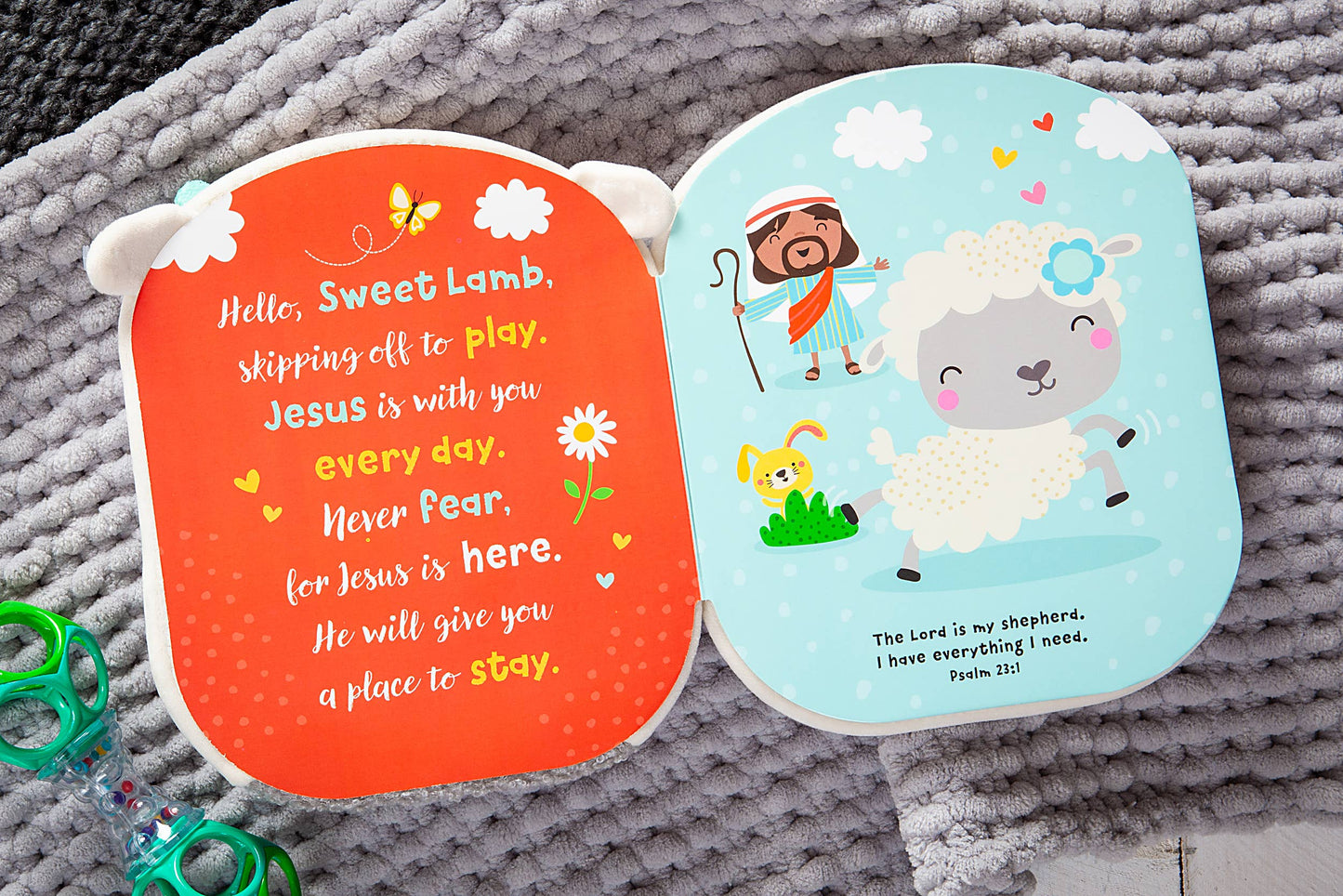 Sweet Lamb Squish and Snugg Plush Book