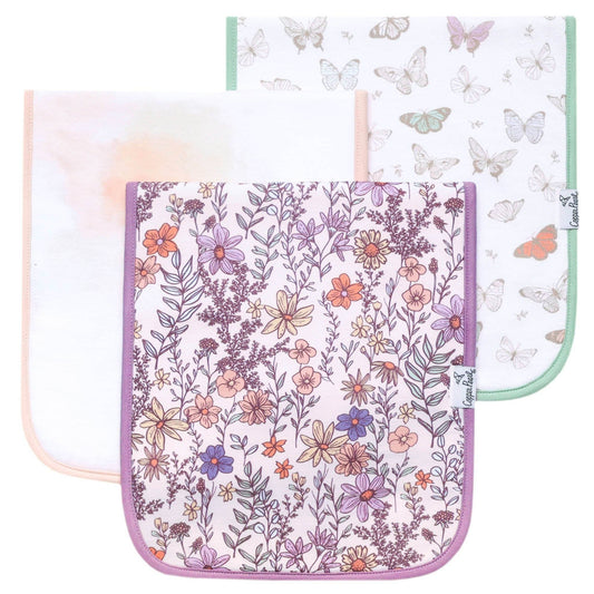 Flora Premium Burp Cloths - 3 Pack