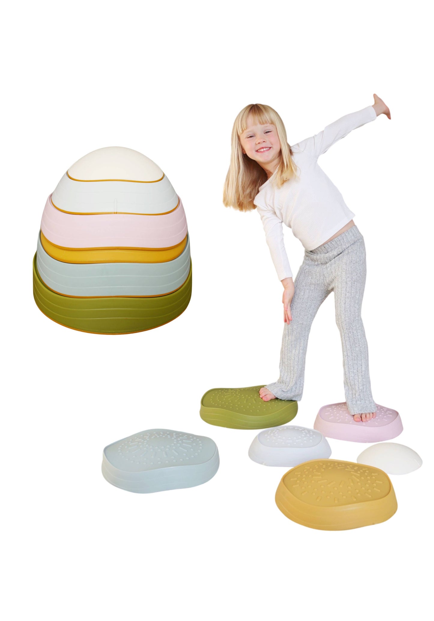 Balance Stepping Stones- 6 Piece Set