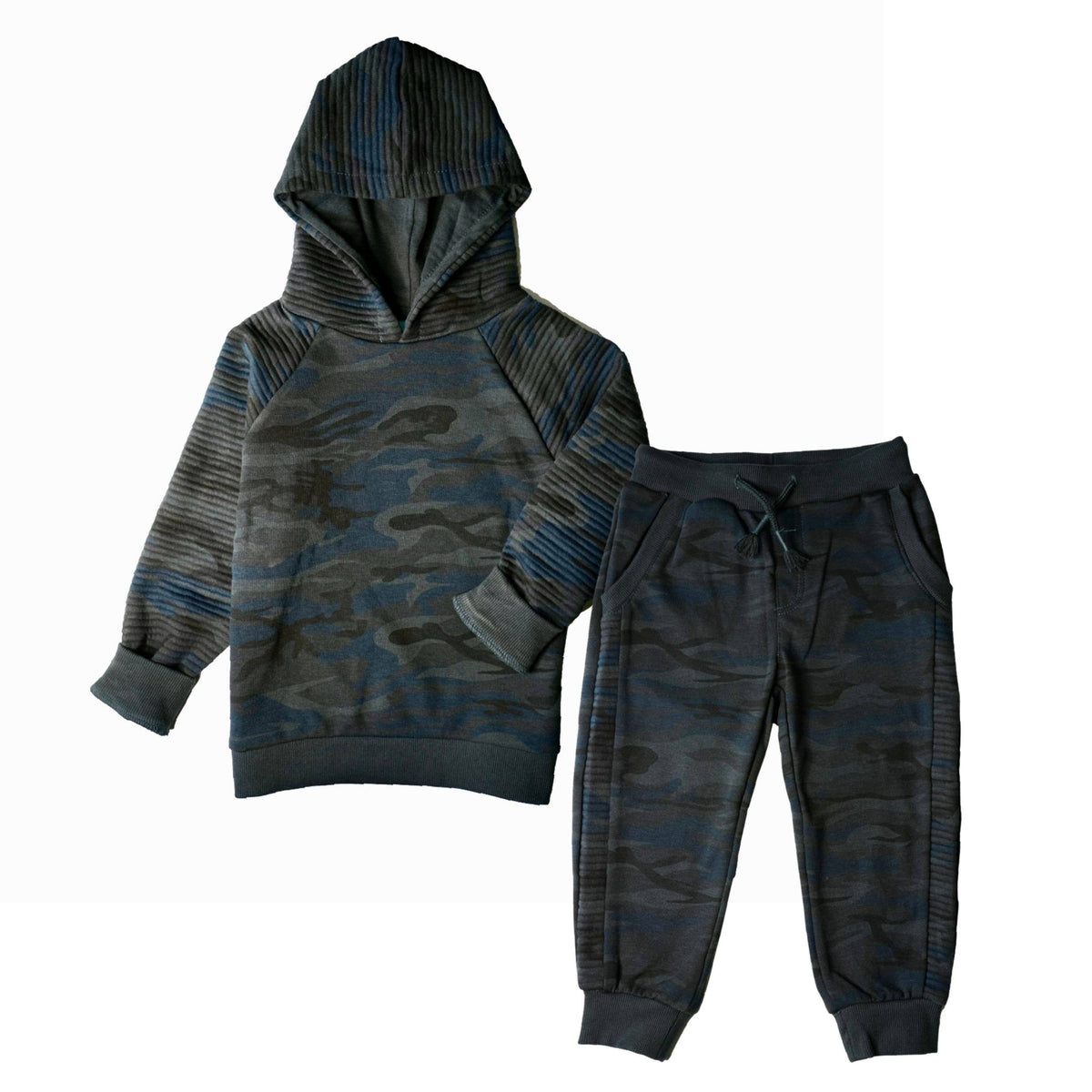 Grey Camo Two Piece Set
