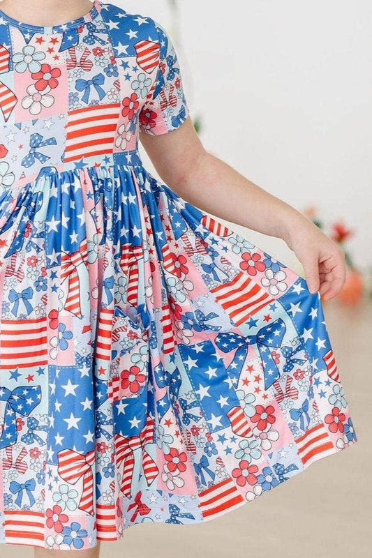 Yankee Doodle Darling Pocket Twirl Dress