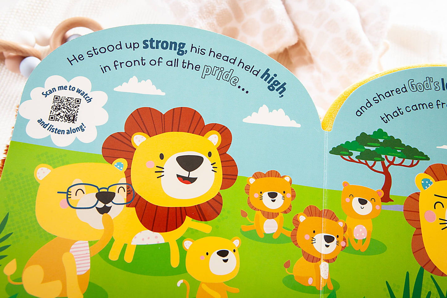 Lion Squish and Snugg Plush Book