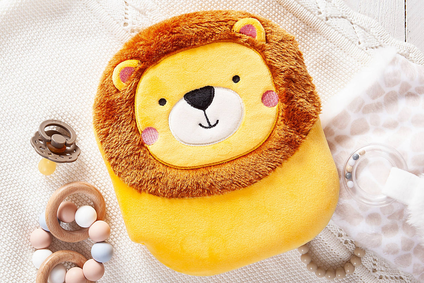 Lion Squish and Snugg Plush Book